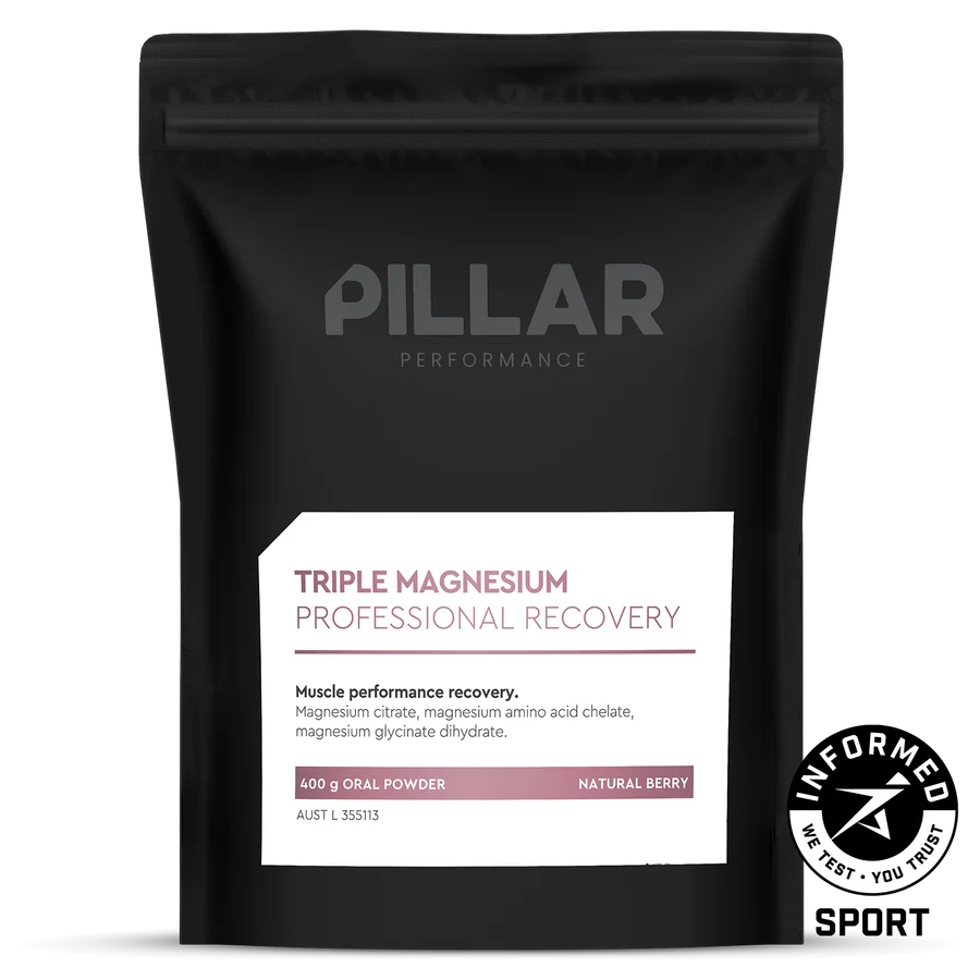 PILLAR Performance Triple Magnesium Professional Recovery Powder 400g