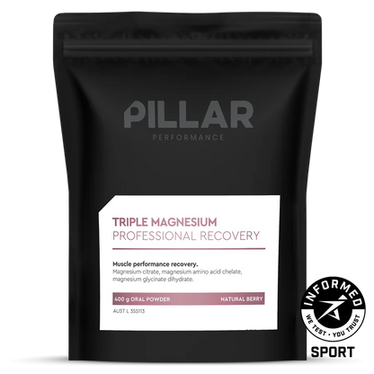 PILLAR Performance Triple Magnesium Professional Recovery Powder 400g