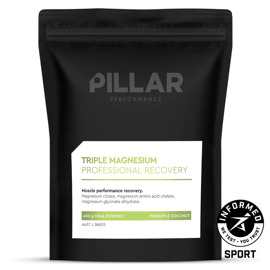 PILLAR Performance Triple Magnesium Professional Recovery Powder 400g