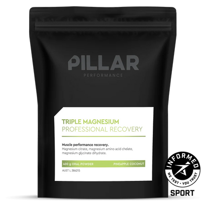 PILLAR Performance Triple Magnesium Professional Recovery Powder 400g